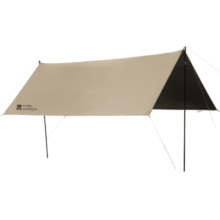 牧高笛（MOBIGARDEN）天穹410天幕 户外露营遮阳防晒防雨黑胶天幕 NX23680002 和风沙