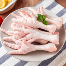 CP正大  白羽鸡生鲜鸡爪 冷冻 净重4斤 卤鸡爪柠檬鸡爪食材