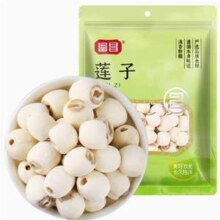 富昌 湖南湘潭特产磨皮去芯白莲 500g