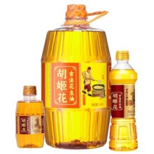 【组合装更划算】胡姬花古法花生油5.1L组合压榨家用炒菜食用油