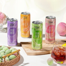 白象 低糖桑葚青茶/桃子乌龙/青梅绿茶调味茶饮料 310mL*8罐