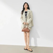限尺码：对白 女式西装外套