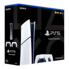 再降价、16点开始：索尼 SONY PlayStation 5系列 PS5 slim 数字版 国行 游戏机 双手柄套装