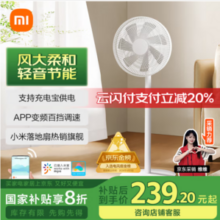 20点开始，MI 小米 米家 1X升级版 直流变频落地扇