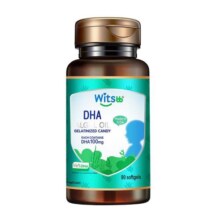 witsbb健敏思小绿盒植物藻油DHA孕妇DHA进口儿童高纯度100mg
