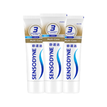 舒适达多效护理抗敏感牙膏套装300g（100g*3+旅行装30g*1或牙刷*1）