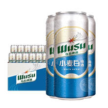 乌苏啤酒 小麦经典白啤易拉罐装500ml*12罐+乌苏啤酒（wusu）楼兰秘酿330ml*2罐装