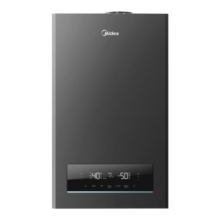 美的（Midea）燃气壁挂炉天然气超一级冷凝增压零冷水玻璃屏双变频节能省气采暖锅炉地暖暖气片沐浴供暖两用HTS1 28KW HTS1超一级高颜值零冷水玻璃屏9599元