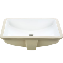 科勒（KOHLER）台盆方形台下面盆拉蒂纳浴室卫生间洗手盆洗脸盆 K-2214T（18寸）