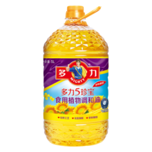 多力【张若昀同款】非转基因5珍宝食用植物调和油5L75元 (券后省0.95)