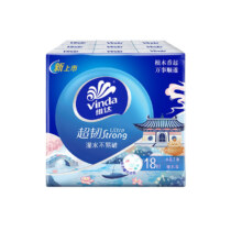 U先试用 维达 檀木香手帕纸 4层7张18包