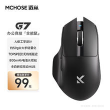 迈从 G7 无线三模鼠标电竞游戏电脑蓝牙办公轻量化PAW3395
