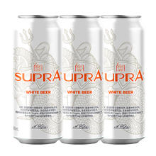 珠江啤酒 雪堡精酿比利时风味白啤酒 500ml*3听