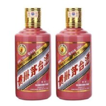 茅台（MOUTAI）生肖 乙巳蛇年 酱香型白酒 53度 375ml*2 礼盒装