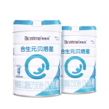 合生元（BIOSTIME）贝塔星 学龄前儿童奶粉 消化吸收 4段(3岁或以上) 800克*2