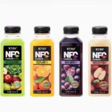 再降价、88VIP、需福袋：喵满分 豆丁日记 NFC100%橙汁葡萄汁苹果汁 0脂0添加 245ml*6