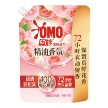 PLUS会员、需首购：奥妙 精油香氛大师调香洗衣液 1KG*1袋 玫瑰山茶花香
