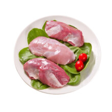 鲜京采 原切去皮鸭胸肉 4斤