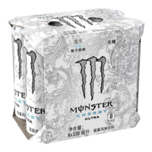 魔爪（Monster）可口可乐魔爪 Monster 无糖 能量风味饮料 330ml*6罐