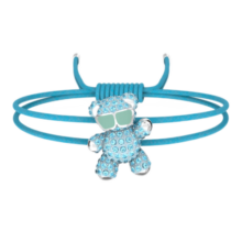 施华洛世奇（SWAROVSKI）TEDDY 手链 萌趣小熊生日礼物女 蓝色 5642980