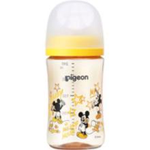贝亲 日本直邮pigeon贝亲母乳实感塑料奶瓶做工精致柔软舒适耐用240ml