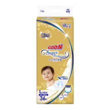 大王（GOO.N）【品牌直供 安心品质】光羽致本之源新生儿超薄透气尿不湿新升级 光羽纸尿裤 L32片（9-14kg）