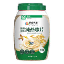 阴山优麦内蒙古源生裸燕麦原味即食纯燕麦片无添加蔗糖免煮燕麦片减肥代餐 【即食尝鲜】纯麦片 1000g*1桶