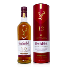 格兰菲迪（GLENFIDDICH）单一麦芽威士忌700ml 英国 苏格兰 进口洋酒 格兰菲迪12年雪莉桶威士忌