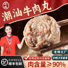 利园 潮汕手打 牛肉丸+牛筋丸 1kg