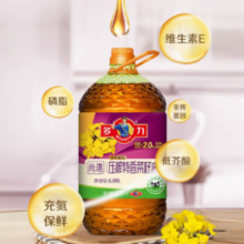 88VIP！多力 压榨特香菜籽油6.08L