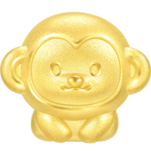 周生生 文化祝福十二生肖串珠单颗定价生肖猴93699C不含绳