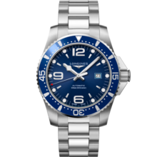 浪琴（LONGINES）瑞士手表 康卡斯潜水系列 机械钢带男表L38414966