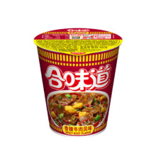 合味道 方便面杯面方便面饼速食汤粥泡面桶拌面零食 海鲜风味 标准杯香辣牛肉风味方便面76