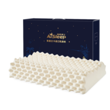 睡眠博士（AiSleep）斯里兰卡原产进口天然乳胶枕大颗粒颈椎枕芯95%乳胶年货礼物