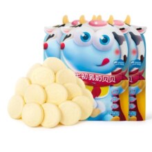 小鹿蓝蓝牛初乳奶贝贝磨牙奶片含牛初乳儿童零食品牌60g×3袋