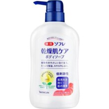 日本进口巴斯克林白桃沐浴露乳女男弹润泽亮留香易冲洗澡550ml/瓶