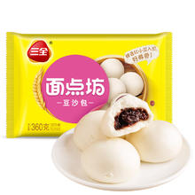 三全 面点坊豆沙包12只360g