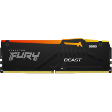 金士顿（Kingston）FURY 32GB(16G×2)套装 DDR5 6000 台式机内存条 Beast 超级野兽 RGB灯条  海力士颗粒 CL30