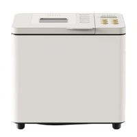 柏翠 面包机 全自动多功能 智能和面发酵烘焙 烤吐司早餐机 PE6600 米白色