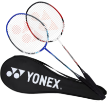 YONEX尤尼克斯羽毛球拍对拍碳素中杆比赛NR7000I红蓝已穿线附手胶