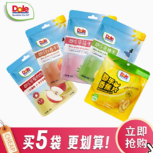 Dole 苹果肉肉+黄桃+草莓+红杏果+香蕉片口味任选45g