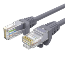 秋叶原（CHOSEAL）超五类网线 CAT5e类高速百兆网线 家用工程装修电脑宽带连接跳线成品网线 灰色2米 QS5401AT2
