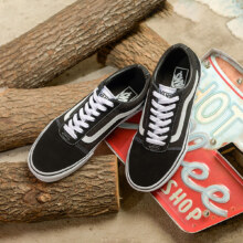 VANS官方【品牌直供】 线上专售Ward黑色个性街头复古男鞋板鞋