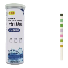 水质检测试纸 水质酸碱度鱼缸水族快速检测棒 10条(电子图比色卡)