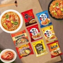 88VIP、需福袋：农心 辛拉面辣白菜方便面八连包混合装 972g*1袋
