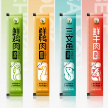 再降价、2人团：鲜鸭肉配方猫条15g 猫条15g*10根 *2件
