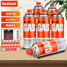 岩谷 卡式炉气罐便携气瓶250g丁烷罐安全防爆 原装250g*6+收纳袋