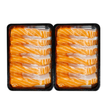 限4号：掬芥 挪威冰鲜三文鱼 鱼腩 200g*2盒