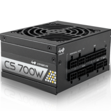 迎广（IN WIN）CS700 额定700w  SFX金牌全模组电源（80Plus认证/全模组/92mm风扇/全日系电解电容/带ATX转换架）