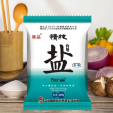 精制食用盐  精纯加碘盐400g*2袋